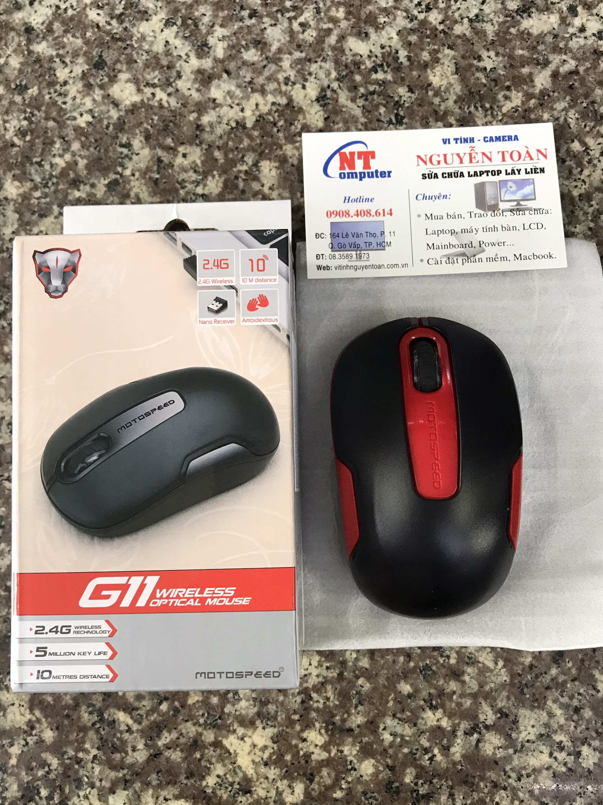Chuột máy tính không dây MOUSE MOTOSPEED G11 - Chính hãng Chuột máy tính không dây MOUSE MOTOSPEED G11 - Chính hãng
