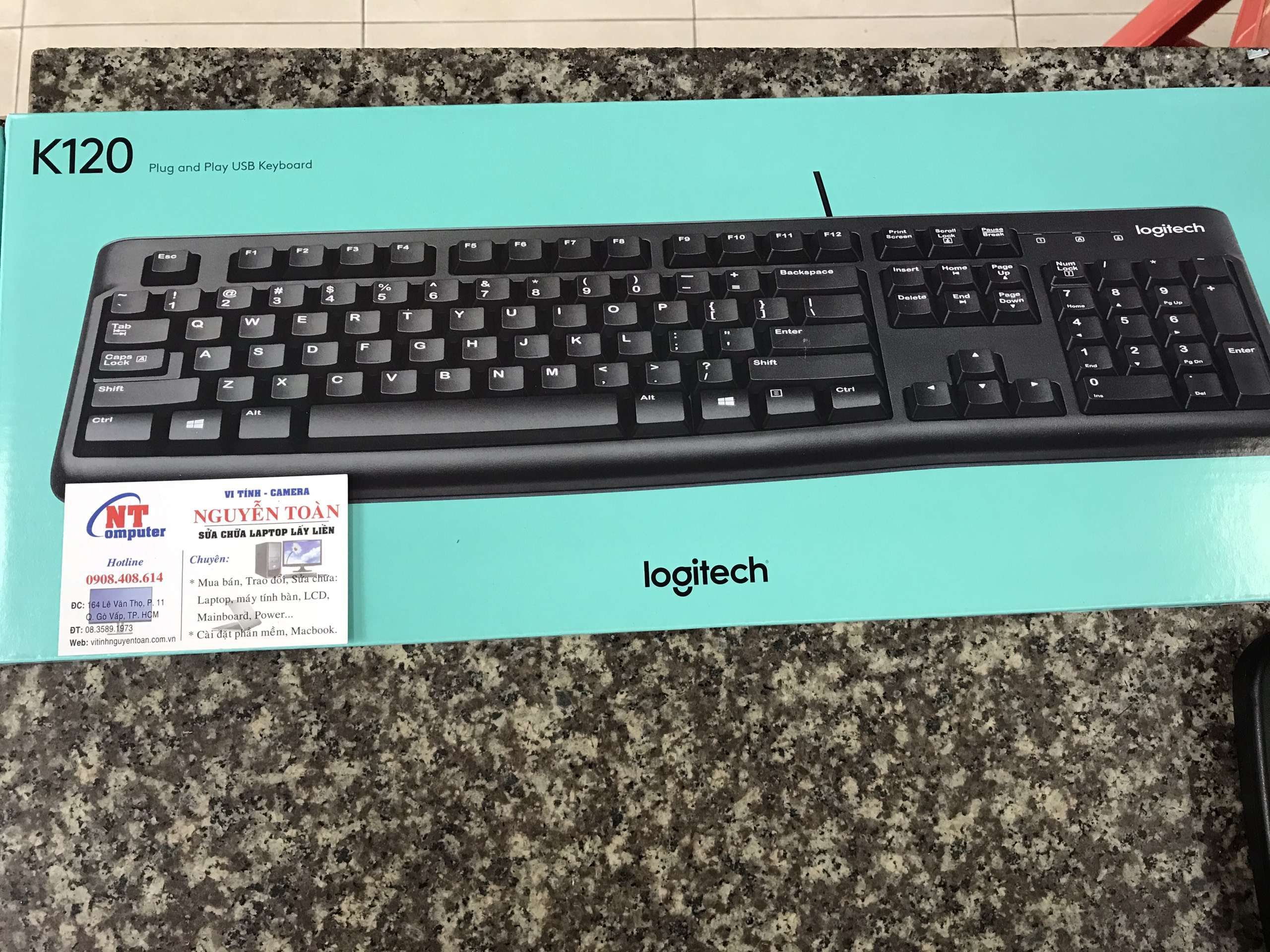 Bàn phím BÀN PHÍM LOGITECH K120 - Chính hãng Bàn phím BÀN PHÍM LOGITECH K120 - Chính hãng