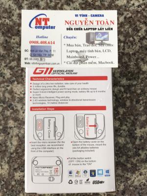 Chuột máy tính không dây MOUSE MOTOSPEED G11 - Chính hãng Chuột máy tính không dây MOUSE MOTOSPEED G11 - Chính hãng