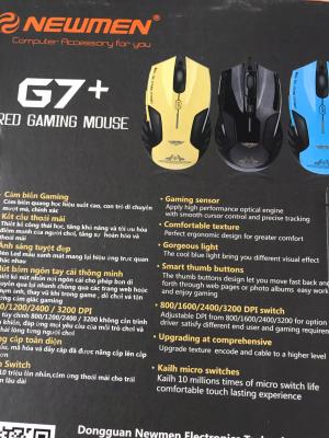 Chuột máy tính có dây MOUSE NEWMEN G7- GAMING Chuột máy tính có dây MOUSE NEWMEN G7- GAMING
