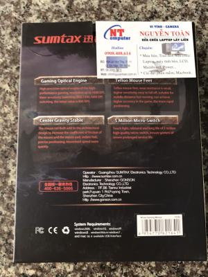 Chuột máy tính có dây MOUSE SUMTAX FOX 5 - GAMING - Nhập khẩu Chuột máy tính có dây MOUSE SUMTAX FOX 5 - GAMING - Nhập khẩu