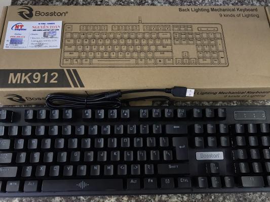 Bàn phím BÀN PHÍM CƠ BOSSTON MK912 - Chính hãng Bàn phím BÀN PHÍM CƠ BOSSTON MK912 - Chính hãng