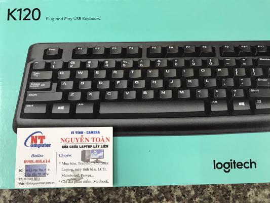 Bàn phím BÀN PHÍM LOGITECH K120 - Chính hãng Bàn phím BÀN PHÍM LOGITECH K120 - Chính hãng