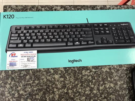 Bàn phím BÀN PHÍM LOGITECH K120 - Chính hãng Bàn phím BÀN PHÍM LOGITECH K120 - Chính hãng